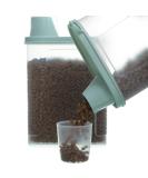 Citylife 2 PCS 2.5 LB Cat Food Storage Containers - Airtight Small Pet Dog Food Container with Measuring Cup & Pour Spout - Bird Dry Food Dispenser with Lid (2 Pack, Pea Green) - Buy Online on GoSupps.com