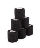 SEADESKY Uning Self-Adhesive Protective Camouflage Tape Wrap 5CM x 4.5M Tactical Camo Form Multi-Functional Non-Woven Fabric Stealth Tape Stretch Bandage for Outdoor Military Hunting Black Camo - Buy Online on GoSupps.com