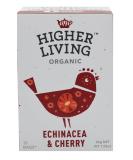 Higher Living Organic Echinacea & Cherry 15 Bags (Pack of 4) - Buy Online on GoSupps.com