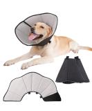 Roll Ruff Dog Leak Protection Collar - Adjustable Soft Tape Breathable & Eco-Friendly Black XL - Buy Online on GoSupps.com