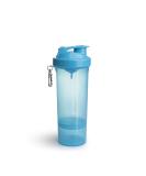 Smartshake Slim Protein Shaker Bottle With Storage 400ml to 500ml Leakproof BPA Free Small Protein Shake Bottles Smart Shaker Cup for Women + Men (Neon Blue) - Buy Online on GoSupps.com