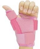 Waydaw Thumb Brace Splint with Thumb Support - Pink 1 Pack | For Women and Men - Buy Online on GoSupps.com