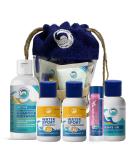 EcoConscious Travel Kit | Body & Hair Care Gift Set | Shampoo Conditioner SPF30 Sunscreen & Hydrating Lip Balm by Stream2Sea - International Shipping Available - Buy Online on GoSupps.com