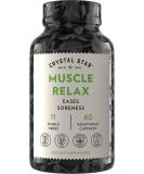 Crystal Star Muscle Relax - 60 Vegetarian Capsules for Natural Relief - Buy Online on GoSupps.com