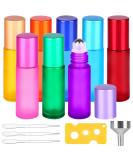 Essential Oils Roller Bottles 8pcs Roll on Bottles with Stainless Steel Ball 10ml Glass Roller Bottles with Bottle Opener Dropper and Funnel for Essential Oils Fragrance Aromatherapy (8 Colors) 8 Colors 8pack 10ml - Buy Online on GoSupps.com