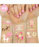 xo  Fetti Cowgirl Temporary Tattoos Decorations - 46 Glitter Styles | Horse Birthday Party Supplies  Rodeo Favors  Yeehaw  Boots Arts and Crafts - Buy Online on GoSupps.com