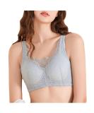 XWSM Post-Surgical Mastectomy Bra for Women | Cotton Wireless Bralette with Prosthesis Bags | XXL/XXXXL Blue - Buy Online on GoSupps.com
