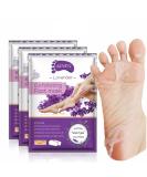 3 Pack Foot Peel Mask Exfoliating Foot Socks Calluses Remover Dead Skin Aloe Moisturizing Feet Peeling Mask for Dry Skin Cracked Heels Foot SPA Socks for Women and Men Lavender - Buy Online on GoSupps.com