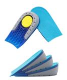 Adjustable Heel Lift Inserts for Women & Men - 0.6 inch Shoe Heel Lifts for Uneven Legs - Foot Heel Heal Lift Inserts - Color Combination - 1 Pair - Buy Online on GoSupps.com