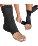 Ankle Brace for Plantar Fasciitis Relief | Compression Foot Sleeve for Tendonitis & Achilles Support - Large Size for Men & Women - Buy Online on GoSupps.com
