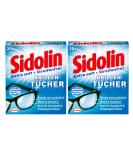 Sidolin Glasses Cleaning Towels - 40 Moist Lint-Free Towels for Effortless Screen & Glass Cleansing | Perfect for On-the-Go - Buy Online on GoSupps.com