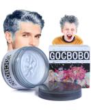 Temporary Hair Color Wax Silver Gray | Unisex Washable Modeling Wax for Party Cosplay & Halloween - 4.23 oz | International Shipping Available - Buy Online on GoSupps.com
