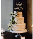 Rural Funny Finally Wedding Cake Topper for Bridal Shower Engagement Party Decoration Antique Wood - Buy Online on GoSupps.com