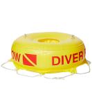 Scuba Choice Deluxe Diver Below Inflatable Float and Flag Buoy for Diving Safety - Buy Online on GoSupps.com