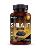 Premium Shilajit Capsules 1400mg 60% Fulvic Acid - High Strength Himilayan Shilajit | 2 Months Supply | Made in UK | New Leaf 120 Capsules - Buy Online on GoSupps.com