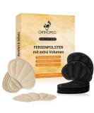 Orthopeo Premium Heel Cushion - 12 Pieces (6 Pairs) | Anti-Slip Shoe Inserts for Bubbles & Friction | Comfortable Heel Pillow for High Heels & Large Shoes - Buy Online on GoSupps.com