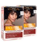 Buy 2 x L'Or al Paris Excellence Cream Hair Color - Universal Nude Black 1U | Triple Treatment Permanent Hair Color - International Shipping Available - Buy Online on GoSupps.com