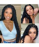 18 inch Passion Twist Water Wave Crochet Braids Hair - 7 Packs | Long Bohemian Locs | Synthetic Hair Extensions for Spring Twist and Fluffy Style - Buy Online on GoSupps.com