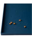 Leash Boss Spray Mat XL - Waterproof Silicone Bowl Pad for Cats & Dogs - 64x43 cm Marine Non-Slip Design for Food & Water - Buy Online on GoSupps.com