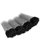 Tifanso 200PCS Disposable Eyelash & Eyebrow Mascara Brush Wand - Black | Extension Supplies - Buy Online on GoSupps.com