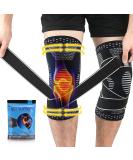 Beister Knee Compression Sleeves with Adjustable Straps | Professional Support Brace for Meniscus Tear, Arthritis, and Joint Pain Relief | for Men & Women | Running, Basketball | Black | 1 Pair - Buy Online on GoSupps.com