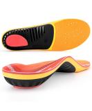 TOPSOLE Orthotic Insoles for Plantar Fasciitis & Arch Support | Orthopedic Relief for Flat Feet, High Arch & Foot Pain | Shock Absorbing Comfort Insoles for Men & Women - UK-10 (28.6cm) - Red - Buy Online on GoSupps.com