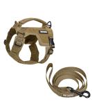 Oneigris Dog Harness and Leash Set | Mini Trooper Puppy Dishes with Control Handle for Extra Small to Medium Dogs - Brown XXS - Buy Online on GoSupps.com