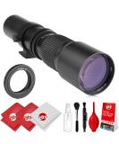 Opteka 500mm f/8 Manual Preset Telephoto Lens for Canon EOS Digital SLR Cameras - Buy Online on GoSupps.com