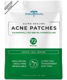 Medical Miracles Acne Healing Patches - Chlorophyll Tea Tree Oil Hydrocolloid - 72 Ultra Healing Face Treatments for Zits Pimples & Blemishes - Buy Online on GoSupps.com
