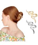 2 Pack Lolalet Metal Hair Claw Clips - Large Gold & Silver Charms for Women and Girls with Thick, Long Hair - Strong Hold, Nonslip Clamps - Trendy & Elegant Style A - Buy Online on GoSupps.com