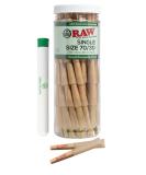 RAW Cones Single Size 70/30: 100 Pack - Mini Pre Rolled Cones & Tips  Patented Slow Burn Classic Rolling Papers Shorter than 1 1/4 Size - Buy Online on GoSupps.com