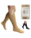 Shop Petite Original Closed Toe 20-30 mmHg Firm Compression Leg Socks - Large/X-Large Beige for Optimal Leg Support | International Shipping Available - Buy Online on GoSupps.com