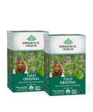 Buy Organic India Tulsi Tea Original - Caffeine-Free 18 Bags (1.14 oz) | Herbal Wellness - Buy Online on GoSupps.com
