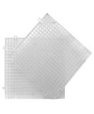 Creator's Waffle Grid 2-Pack - Seen On HGTV/DIY Cool Tools Network - 100% USA Solid Bottom Modular - Glass Cutting Small Parts Liquid Containment Grow Room Medical - Home Office Clinic Shop - Buy Online on GoSupps.com