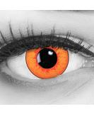 Meralens Orange Contact Lenses - Overwatch Tracer Circle Lenses for Halloween Mardi Gras & Cosplay | 1 Pair Opaque Includes Free Lens Case - Buy Online on GoSupps.com