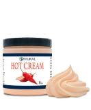 Organic Hot Cream 8oz: Cellulite & Muscle Rub, Pain Relief & Weight Loss, Skin Firming Body Wrap - Doctor Formulated Professional Grade - Buy Online on GoSupps.com