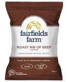 Fairfields Farm Crisps - Roast Rib of Beef Flavour Hand Cooked Potato Crisps 150g | Pack of 10 - Buy Online on GoSupps.com