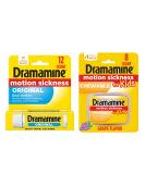 Dramamine Motion Sickness Family Pack | Chewable Tablets for Kids & Original Formula - Buy Online on GoSupps.com