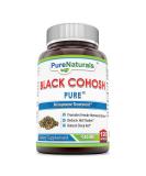 Pure Naturals Black Cohosh Menopause Relief 540mg - 120 Capsules - Natural Menopause Support - Pure Root Extract Supplement for Women - 1 Pack - Buy Online on GoSupps.com