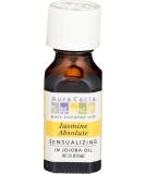 Aura Cacia Jasmine Absolute Essential Oil in Jojoba - 0.5 Fl Oz | Premium Aromatherapy for Relaxation & Wellness - Buy Online on GoSupps.com