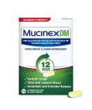 Mucinex DM 12Hr Maximum Strength - Chest Congestion & Cough Medicine for Adults | 1200mg Guaifenesin & 60mg Dextromethorphan HBr | Fast Mucus Relief | 14 Bi-Layer Tablets - Buy Online on GoSupps.com