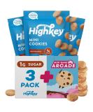HighKey Keto Food Low Carb Snack Cookies - Snickerdoodle Cookie - 3 Packs - 16 Pieces per Pack - Buy Online on GoSupps.com