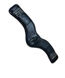 Anatomical Dressage Girth Short Girth Extremely Soft Leather Black & Brown (Black 65 cm) 65 cm Black - Buy Online on GoSupps.com