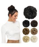 Yamel Messy Bun Hair Pieces - Black Brown Updo Curly Scrunchie for Women - Buy Online on GoSupps.com