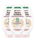 Garnier True Treasures Oat Milk - Soothing Moisture for Sensitive Hair & Scalp | 3 x 200 ml Pack - Buy Now! - Buy Online on GoSupps.com