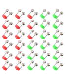 Brateuanoii 30-Piece Fishing Bells Set - Dual Color Bite Indicators for Outdoor Fishing - Essential Fishing Accessories - Buy Online on GoSupps.com