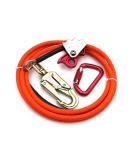 SMT 1/2 X 8' Steel Wire Core Triple Lock Lanyard Kit - Orange Arborist Flip line Swivel Snap - P/N ET-OUTDOOR003-RAW - Buy Online on GoSupps.com