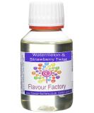Flavour Factory Intense Food Flavouring Watermelon and Strawberry Twist 100 ml - Buy Online on GoSupps.com