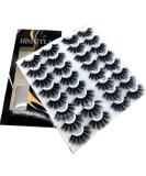 Buy NEW 16 Pairs 100% Mink Eyelashes | Natural & Dramatic Volume Fake Eyelashes | 8-25mm Extension (3DF001) - International Shipping Available - Buy Online on GoSupps.com