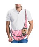 Petcute Dog Carrier Bag - Adjustable Breathable Pet Travel Bag for Puppies (Up to 4kg) - Pink Shoulder Bag with Safety Lines | International Shipping - Buy Online on GoSupps.com